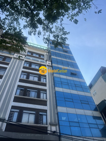 Gia đình tôi chính chủ muốn bán tòa nhà văn phòng mặt phố huế 189m2 x12 tầng, mt7m sđcc