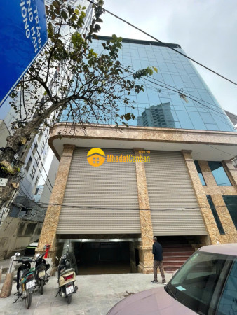 Bán tòa nhà văn phòng 10 tầng mặt phố cầu giấy dt 255m2 mt 15m. gía 255 tỷ